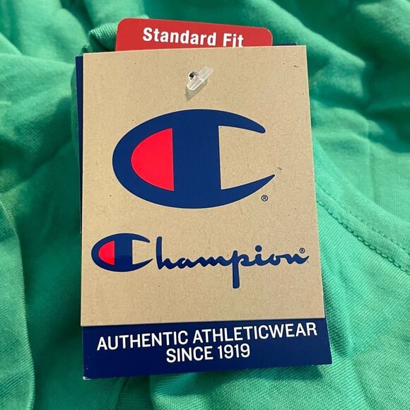 Champion Banana Graphic Tee Green Yellow Lightweight Short Sleeve Crewneck S - Picture 8 of 8